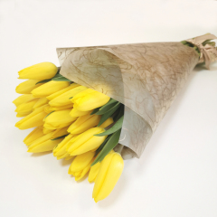 Купить желтые тюльпаны в подарок с доставкой в Москве на xlopni.ru