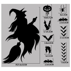 Наклейка на Хэллоуин Ведьма