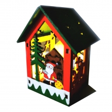 Деревянный домик Дед Мороз