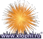 Логотип интернет-магазина фейерверков Хлопни.ру